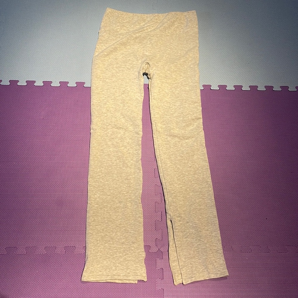 Fabletics high waisted seamless rib pants- L